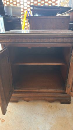 Solid wood side table or night stand