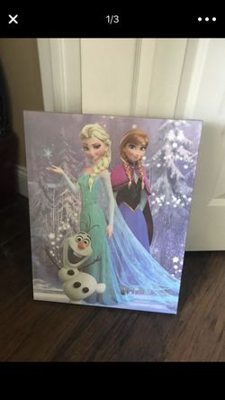 Frozen picture canvas