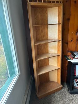 Custom corner shelf