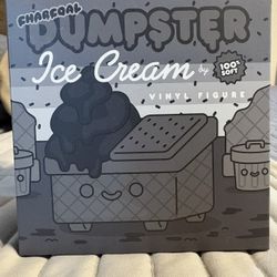 SDCC 2025 100% Soft Truck Torrance Charcoal Ice Cream Dumpster Vinyl Figure