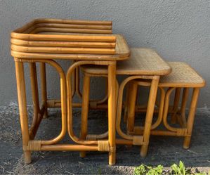 Bamboo Nesting Tables