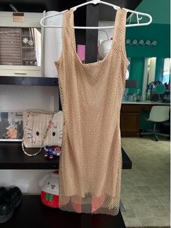 Gold dress