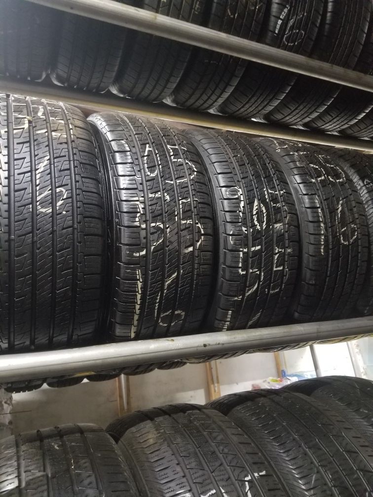 4 tires like new size 205 55r16 price includes installation