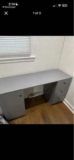 Brand new grey desk