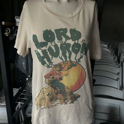 Lord Huron tshirt size small as is condition