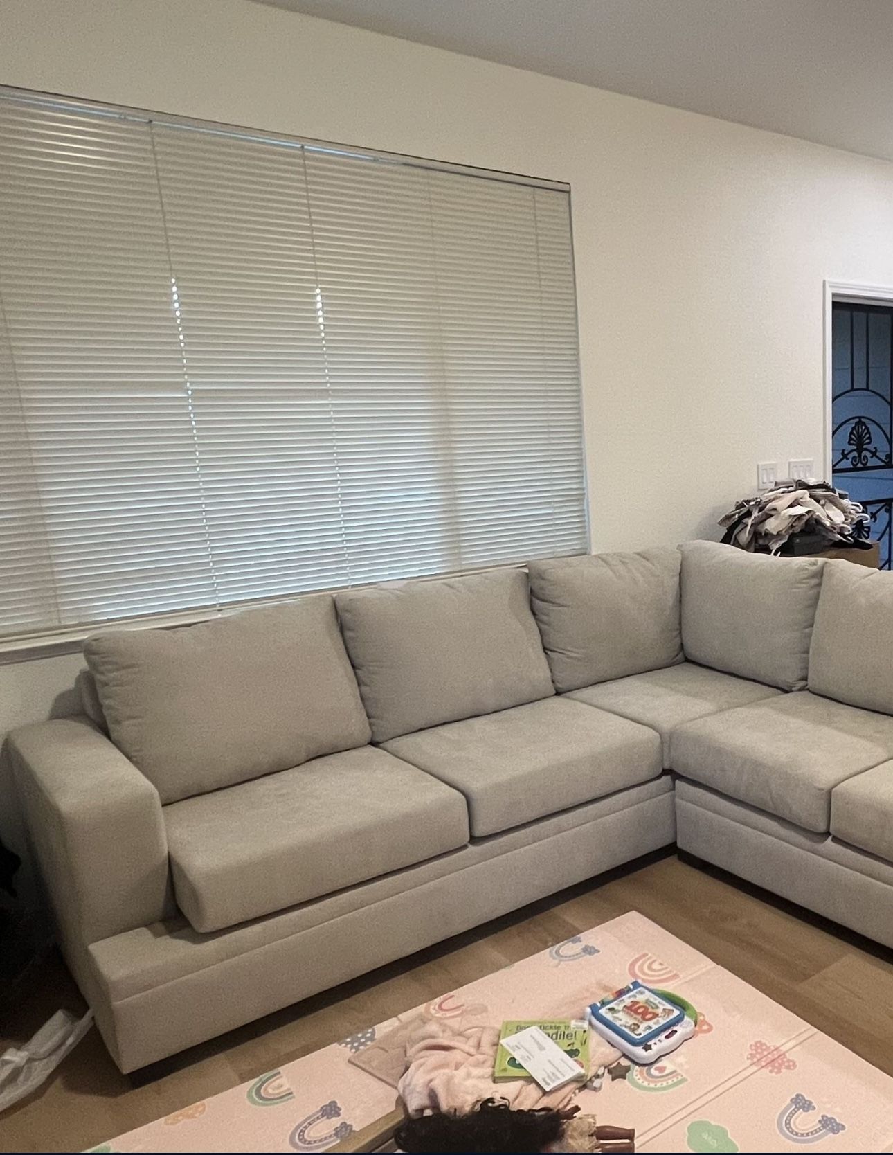 Living Spaces Sectional Couch
