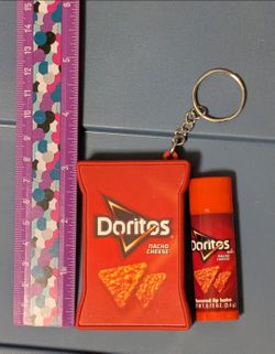 Doritos Lip Balm + Holder Keychain