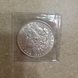 1886 Morgan Silver Dollar.  Uncirculated 