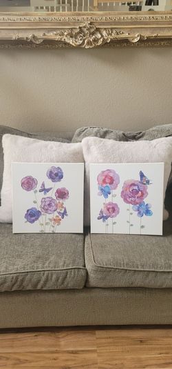 2 canvas decor