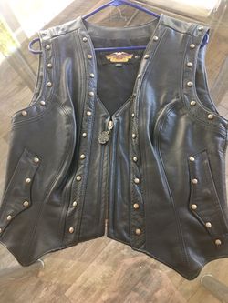 Harley Davidson ladies size L vest. Like new!