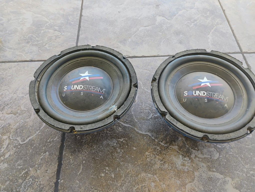 8" Soundstream Subs Form Will Need To Be Replaced