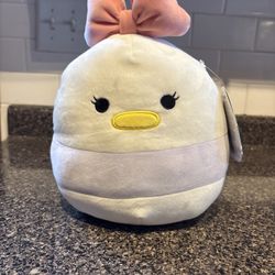 Squishmallows Disney Daisy Duck 14" Plush Stuffed Toy NEW w/ Tags Frozen, Donald