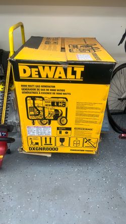 DEWALT 8000 WATT GENERATOR