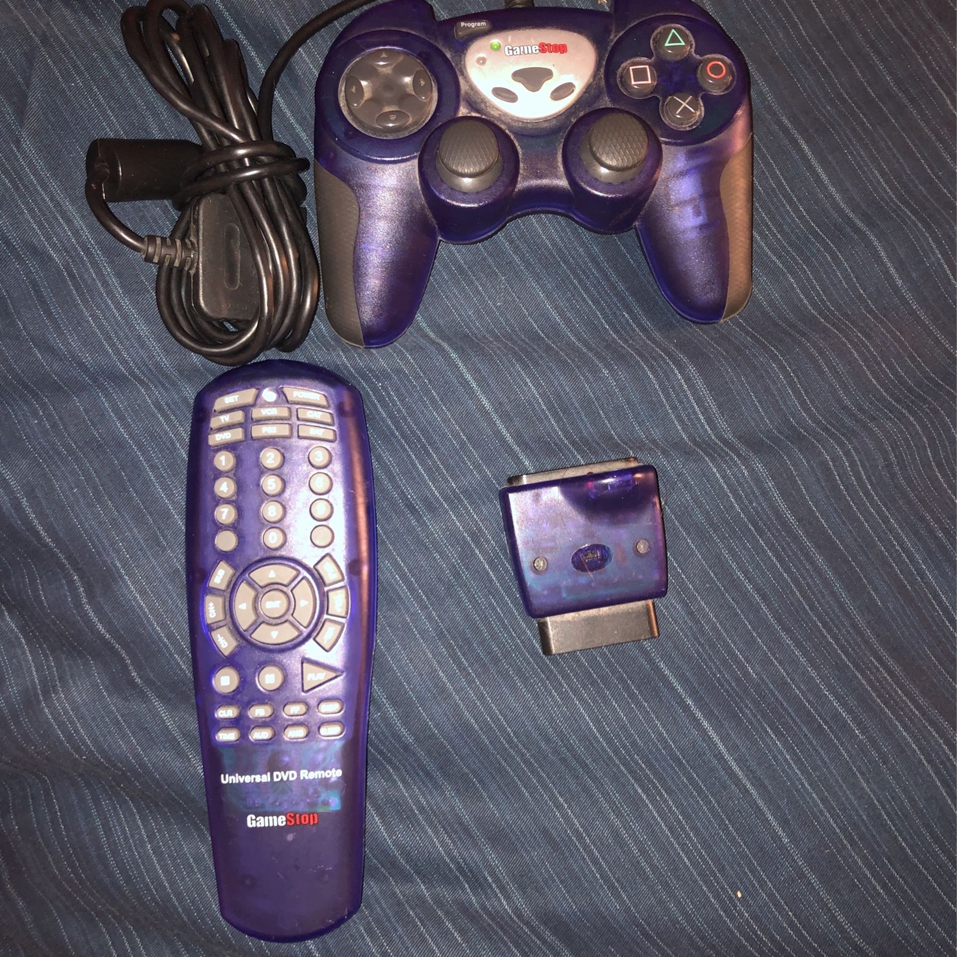 Game Stop PS2 Controller and PlayStation Tv Controler