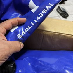 PYY Water Storage Bladder - 143 Gallon/ 540L Foldable Portable Water Bladder Tank with Spigot - Large Water Bob Bathtub Emergency Water Bladders for O