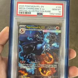 Phantasmal Flames Charizard Ex #125 Gem Mint 10 