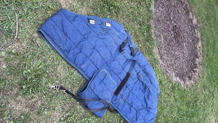 Schneider blue horse blanket