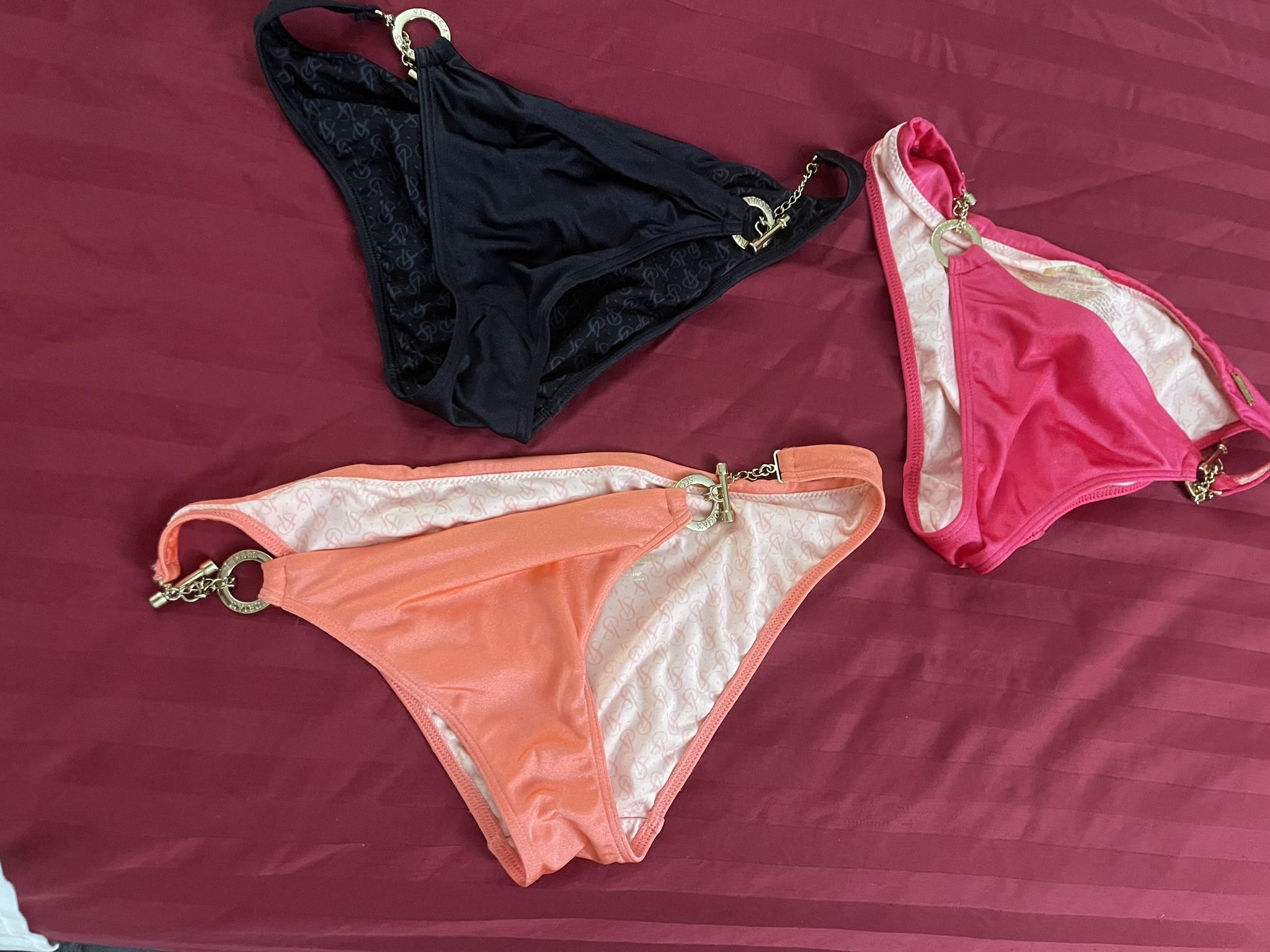 3 Victorias Secret Bikini Bottoms
