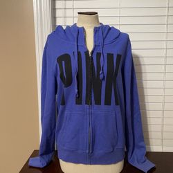 PINK Full zip hoodie - Medium 