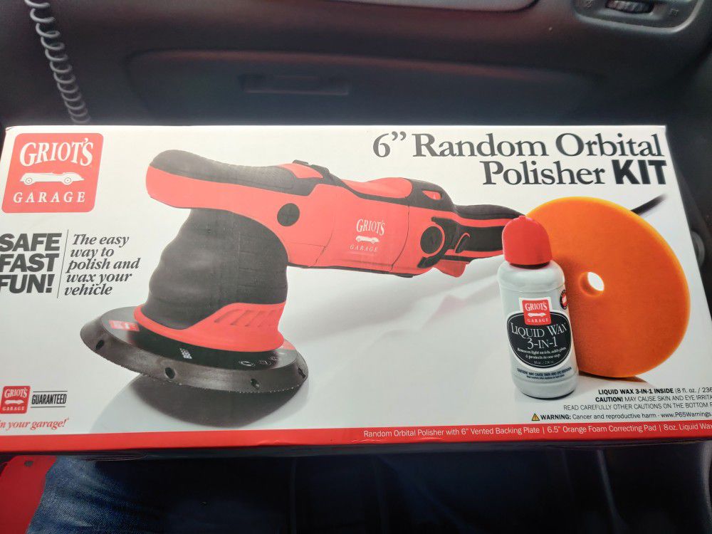 Griots 6 inch random orbital polisher kit **BRAND  NEW UNOPENED** SPECIAL PRICE IS TONIGHT ONLY!!!**