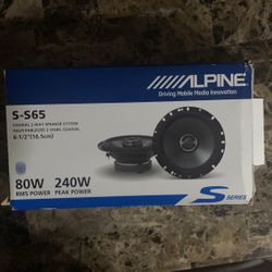 Alpine Type S -S65 2 Way Speakers