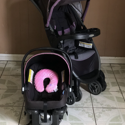 GRACO CLICK CONNECT TRAVEL SYSTEM STROLLER CAR SEAT AND BASE !!!!!