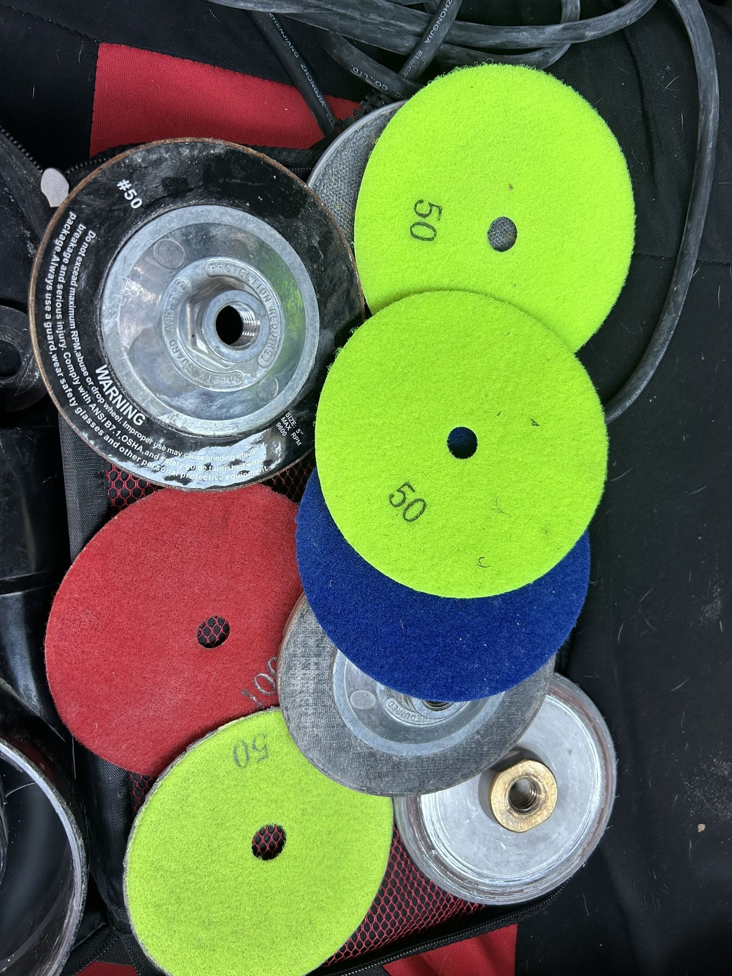 Hand Grinder 5” + Wheels 