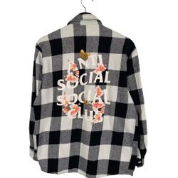 Anti Social Social Club x Kkoch Floral White Flannel