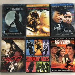 Set Of 6 Movies DVDs