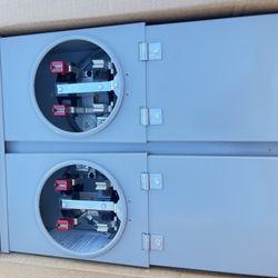 240amp 2 Meter Main  Over And Under Feed Panel Siemens