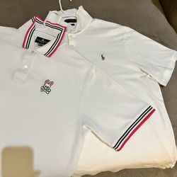 Psycho Bunny Polo Shirt, Ralph Lauren Polo Shirt