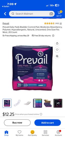 Prevail daily pads