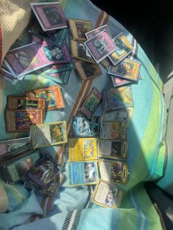 Bundle Of Pokémon, Pocket Monsters Trainers Japanese, Yu Hi Oh, One Piece And Magic Cards 