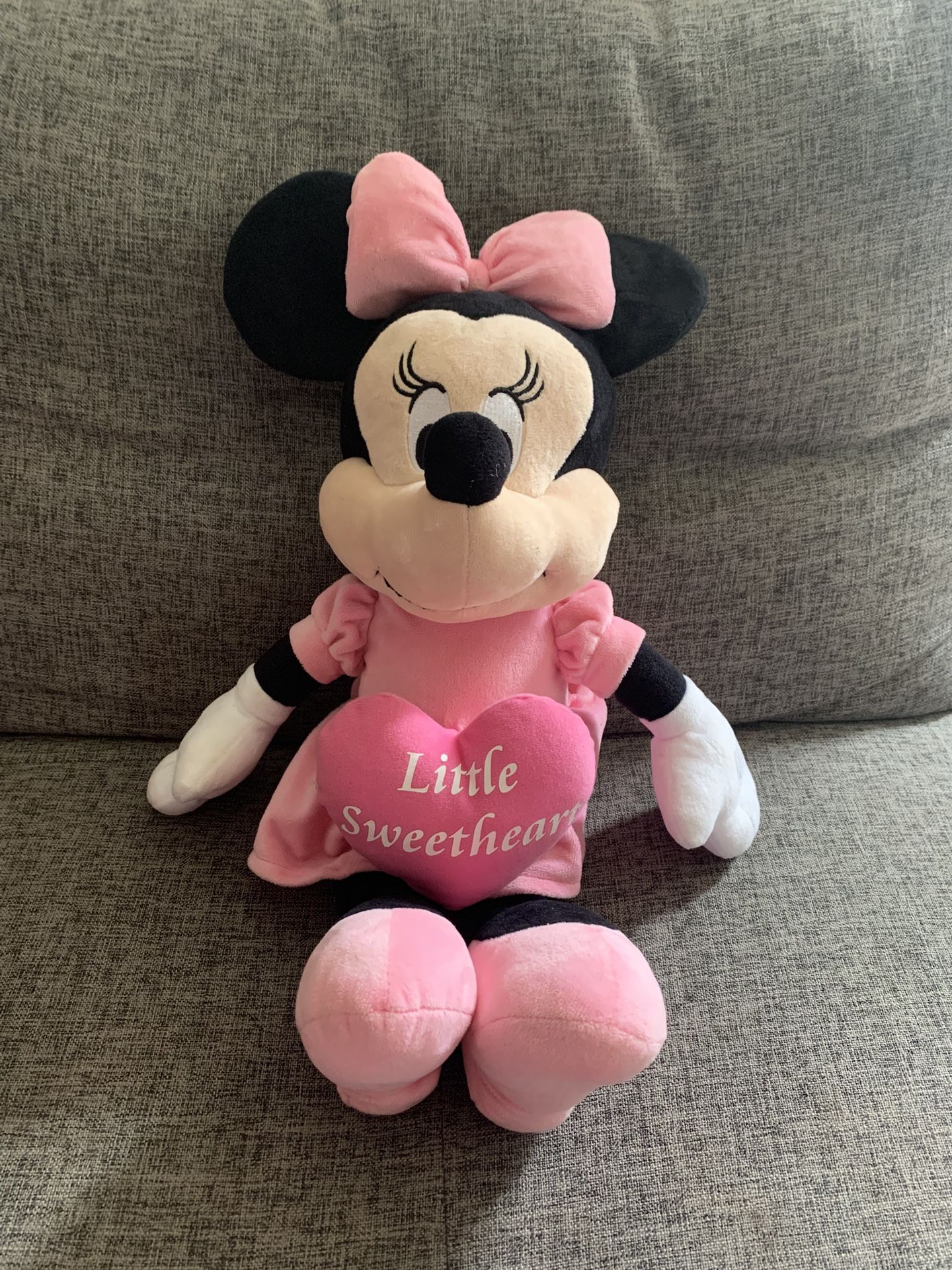 Disney Minnie mouse little sweetheart stuffed plush