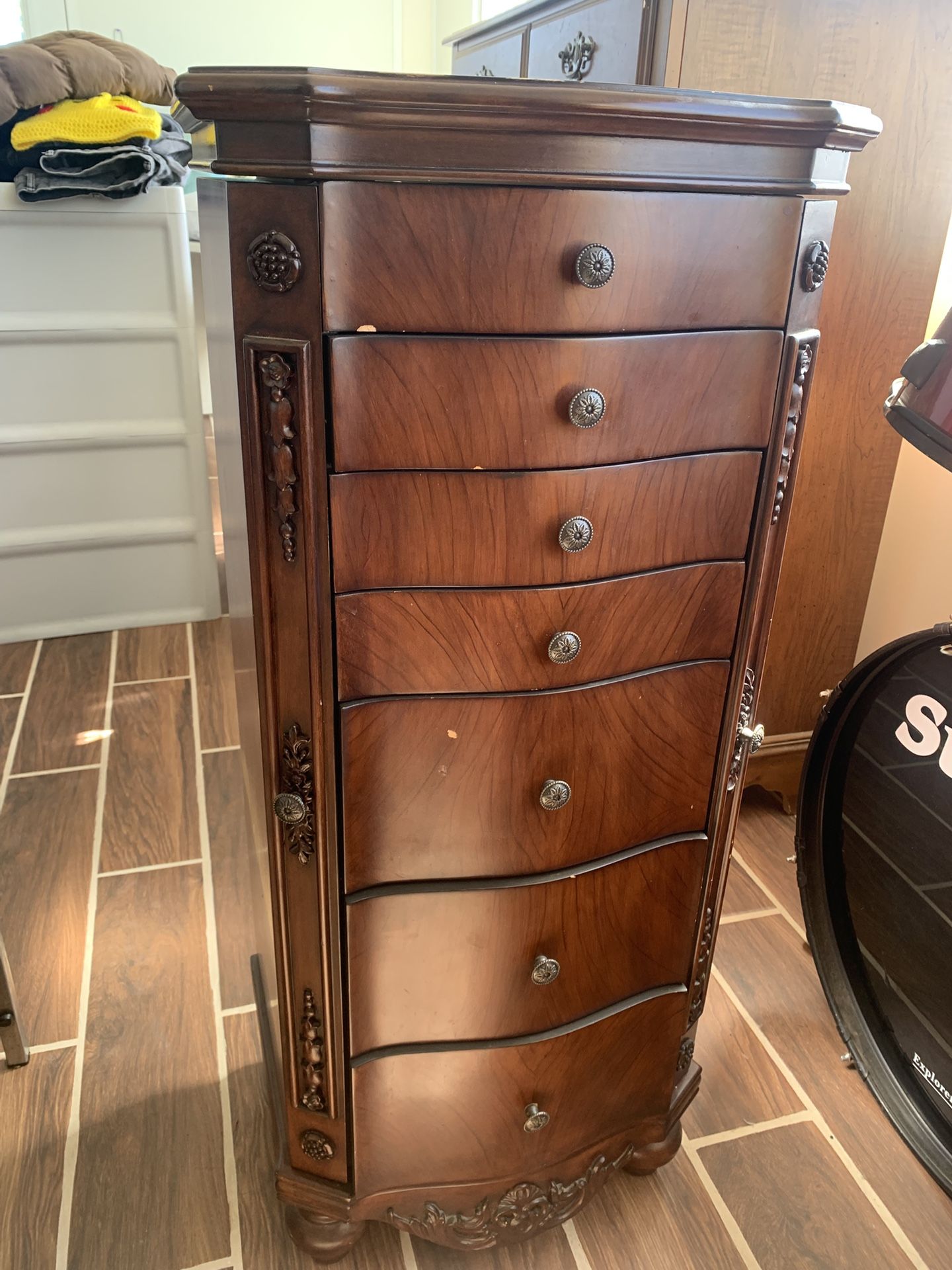 Brown Wood Night Stand 