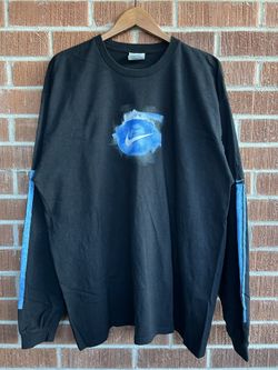 Vintage Y2K Nike Center Swoosh Graphic Long Sleeve Shirt