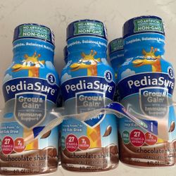 Pediasure 6pck Chocolate Or Vanilla Flavor