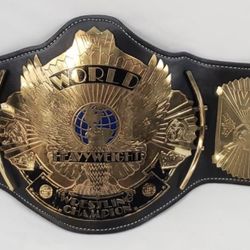 Autographed Hulk Hogan World Champion Winged Belt w/CoA