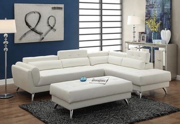 White Sectional