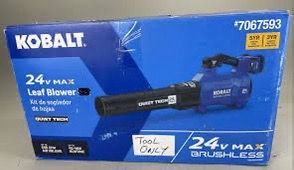 Kobalt 24V Max Brushless Handheld Leaf Blower KLB 2024B-03  Quiet Tech TOOL ONLY