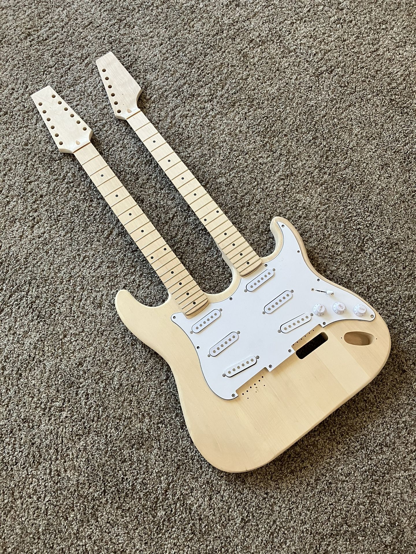 Fender Double Strat Guitar For Build.