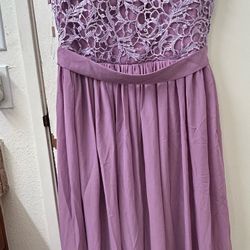 Light Purple Bridesmaid Dress