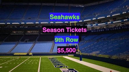 Seahawks Season Tckets