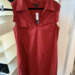 Banana Republic Red Shift Dress