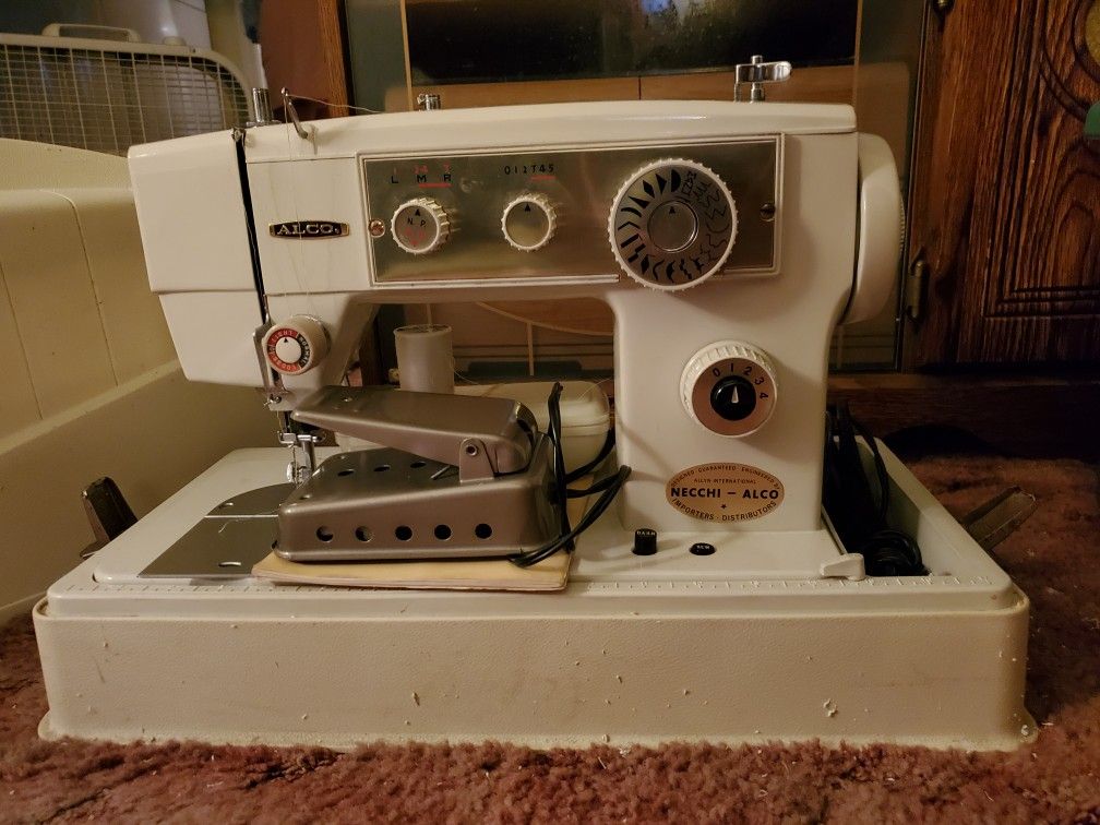 Vintage Sewing Machine Necchi Alco