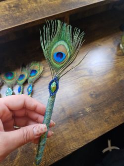 Pen Real feathers