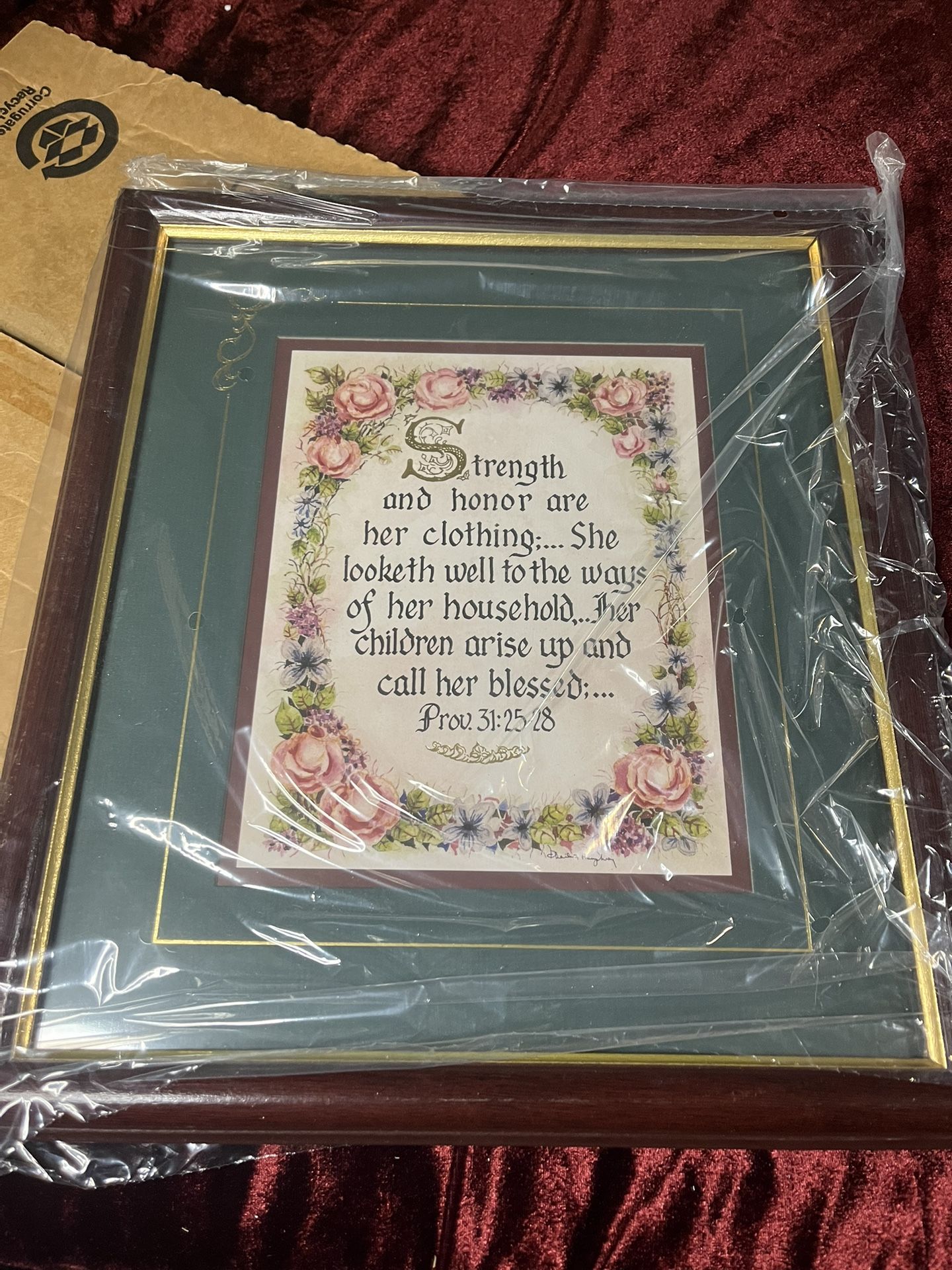 Home Interiors Mother And Father Framed