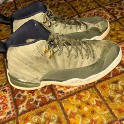 Air Jordan 12 Retro Olive Green Cp3.