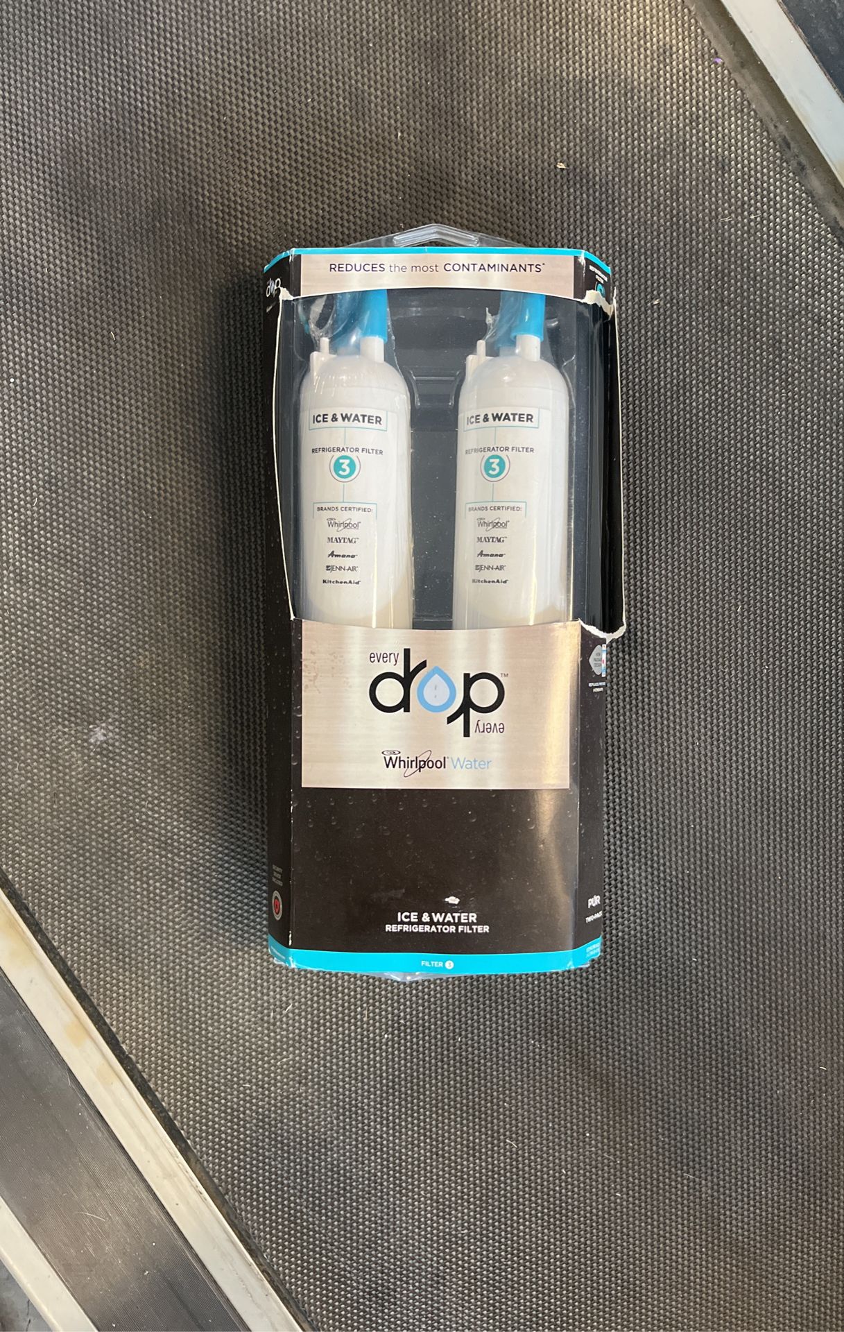 Whirlpool Every Drop Ice And Water Refrigerator Filter Model EDR3RXD2 Filters 2 Pack