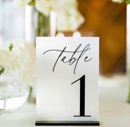Table numbers
